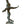 Vintage Patina Brass Hindu Diety Statue