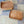 Dark wicker bamboo trays