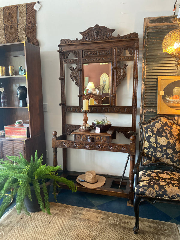 Antique Hall Tree