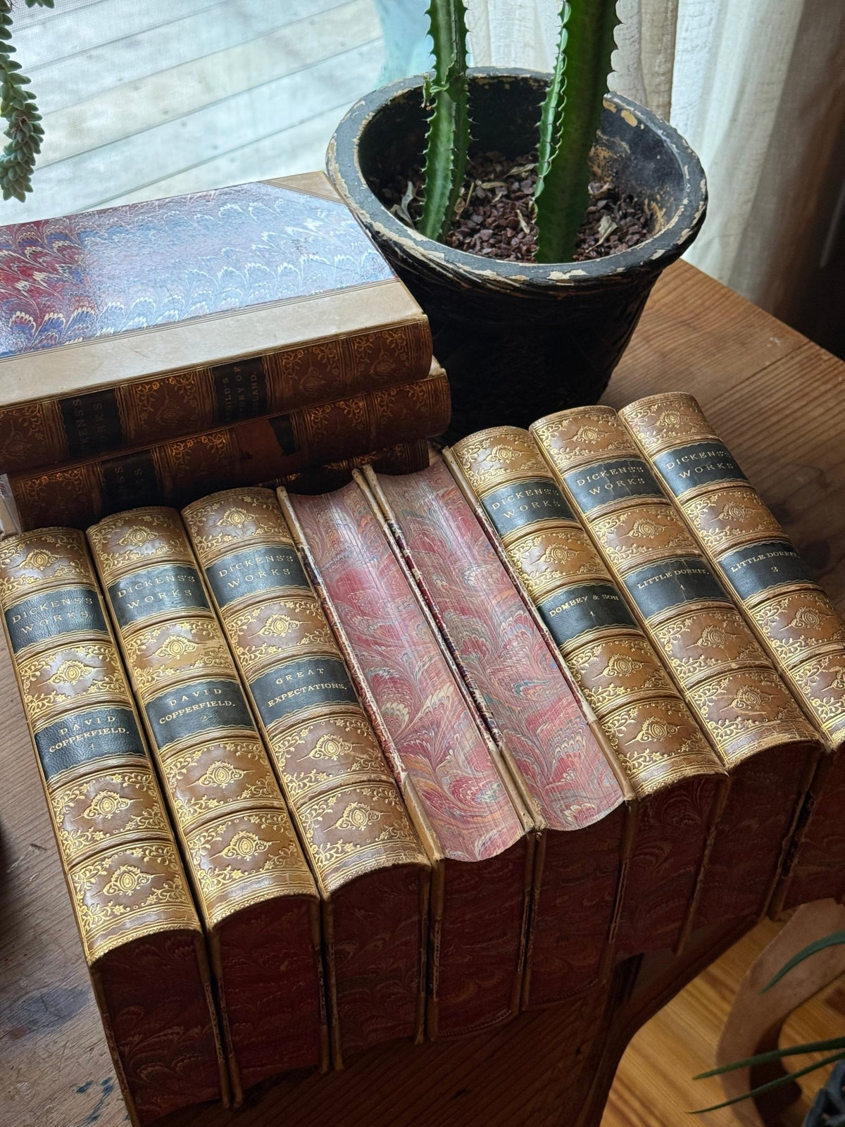 Antique Charles Dickens Books - Set of 17 - Little Boho Valley