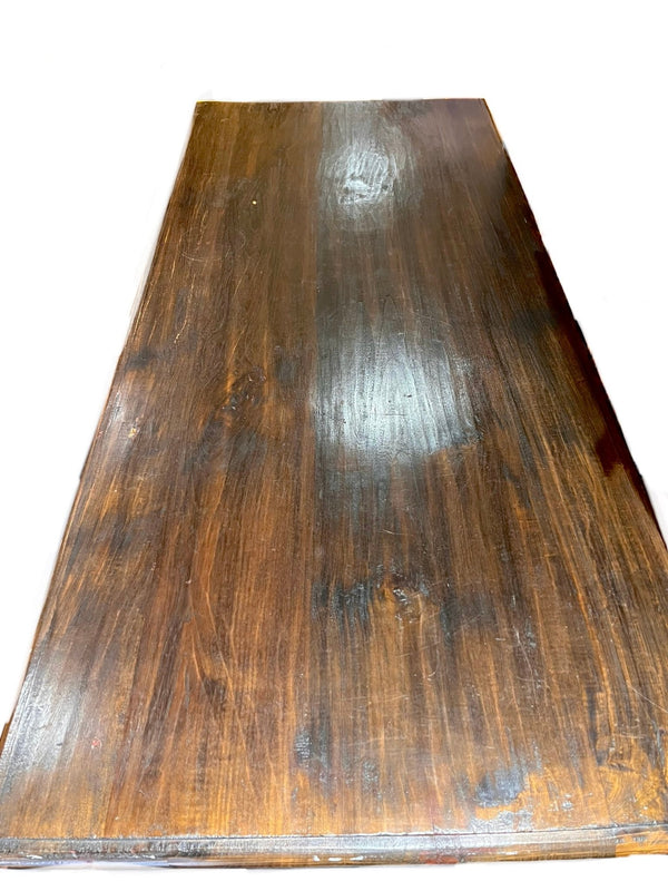 Antique Large Wood Desk - Little Boho Valley