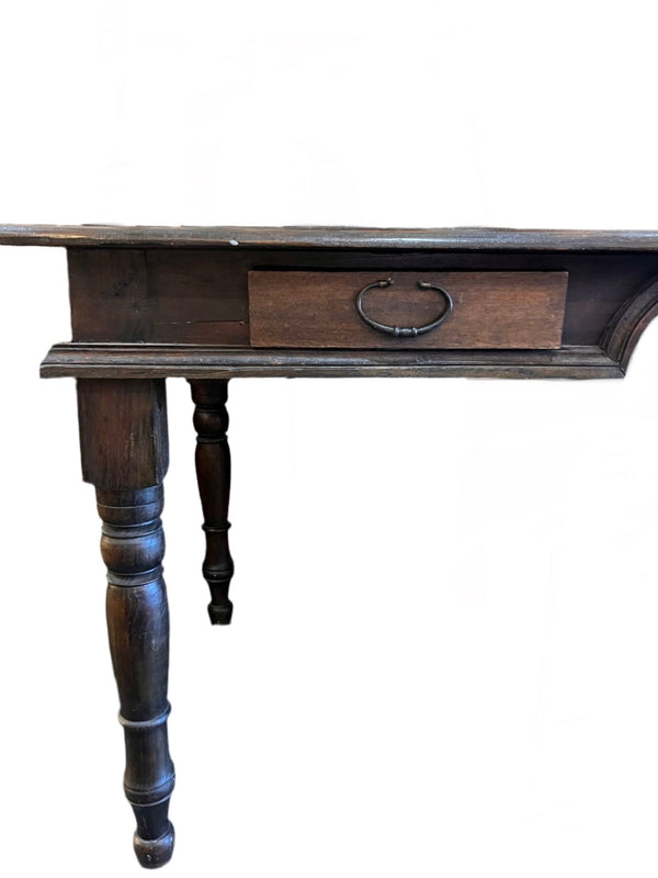 Antique Large Wood Desk - Little Boho Valley