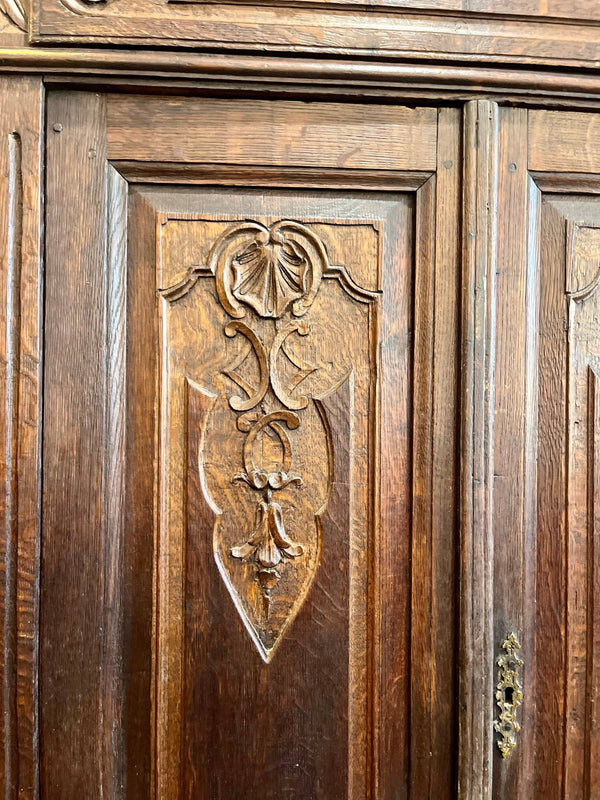 Antique Primitive Style Wooden Cabinet - Little Boho Valley