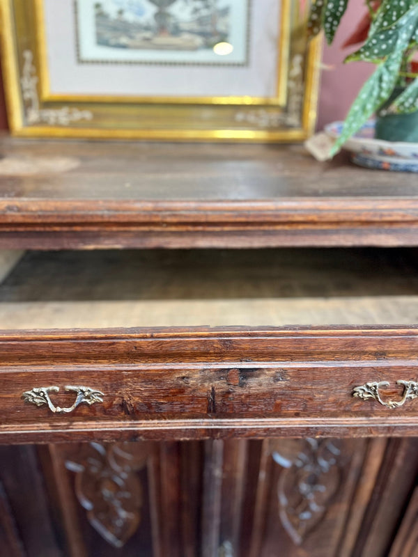 Antique Primitive Style Wooden Cabinet - Little Boho Valley