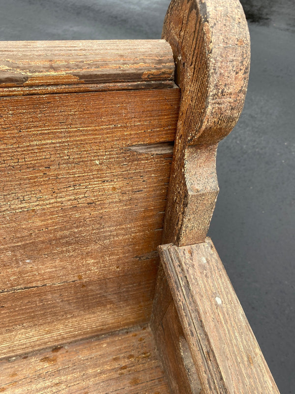 Antique Rustic Wood Bench - Little Boho Valley