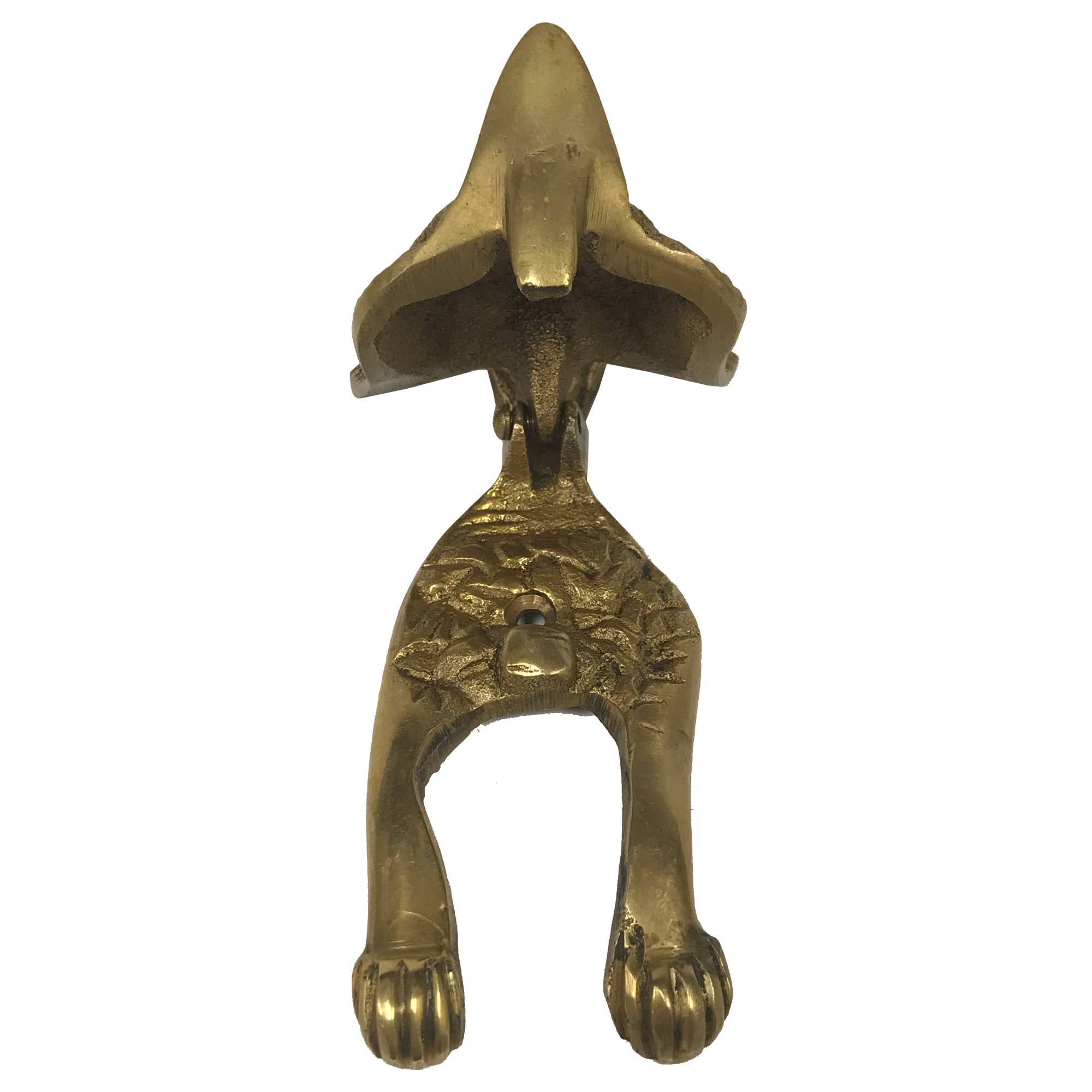 Antiqued Brass Fox Door Knocker - 6 1/4 “ - Little Boho Valley