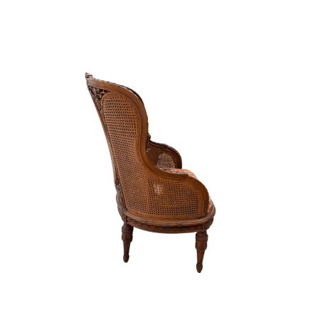 Carved French Louis XV Double Cane Back Chair - Vintage - Little Boho Valley