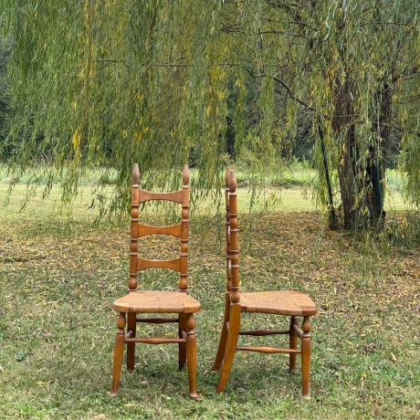 Vintage ladderback chairs