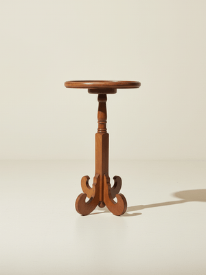 Funky Vintage Side Table With Curved Legs - Little Boho Valley