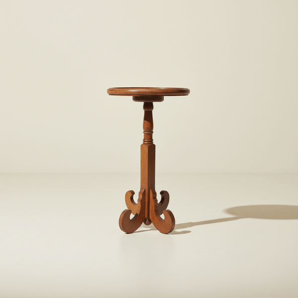 Funky Vintage Side Table With Curved Legs - Little Boho Valley