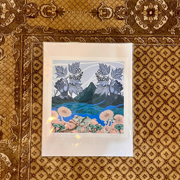 Handful of Mountains Art Print - Little Boho Valley