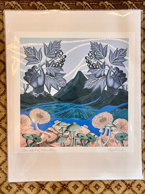 Handful of Mountains Art Print - Little Boho Valley