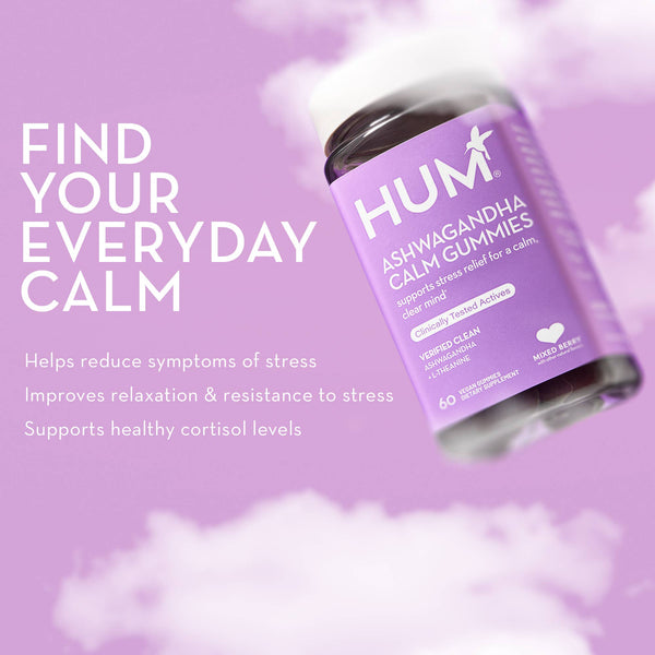 Hum Nutrition - ASHWAGANDHA CALM GUMMIES FOR STRESS & RELAXATION - Little Boho Valley