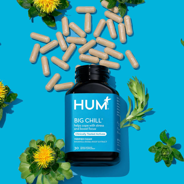 Hum Nutrition - BIG CHILL CAPSULES FOR REDUCING STRESS SYMPTOMS - Little Boho Valley