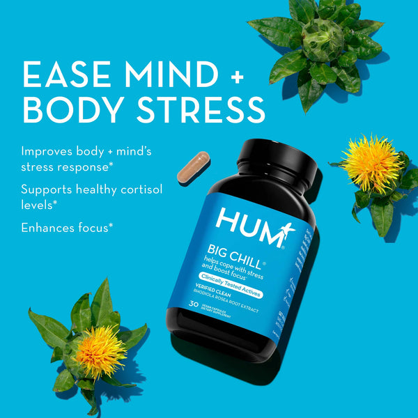 Hum Nutrition - BIG CHILL CAPSULES FOR REDUCING STRESS SYMPTOMS - Little Boho Valley