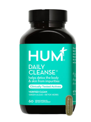 Hum Nutrition - DAILY CLEANSE CAPSULES FOR SKIN & BODY DETOX - Little Boho Valley