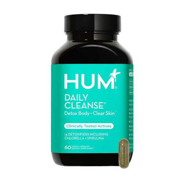 Hum Nutrition - DAILY CLEANSE CAPSULES FOR SKIN & BODY DETOX - Little Boho Valley