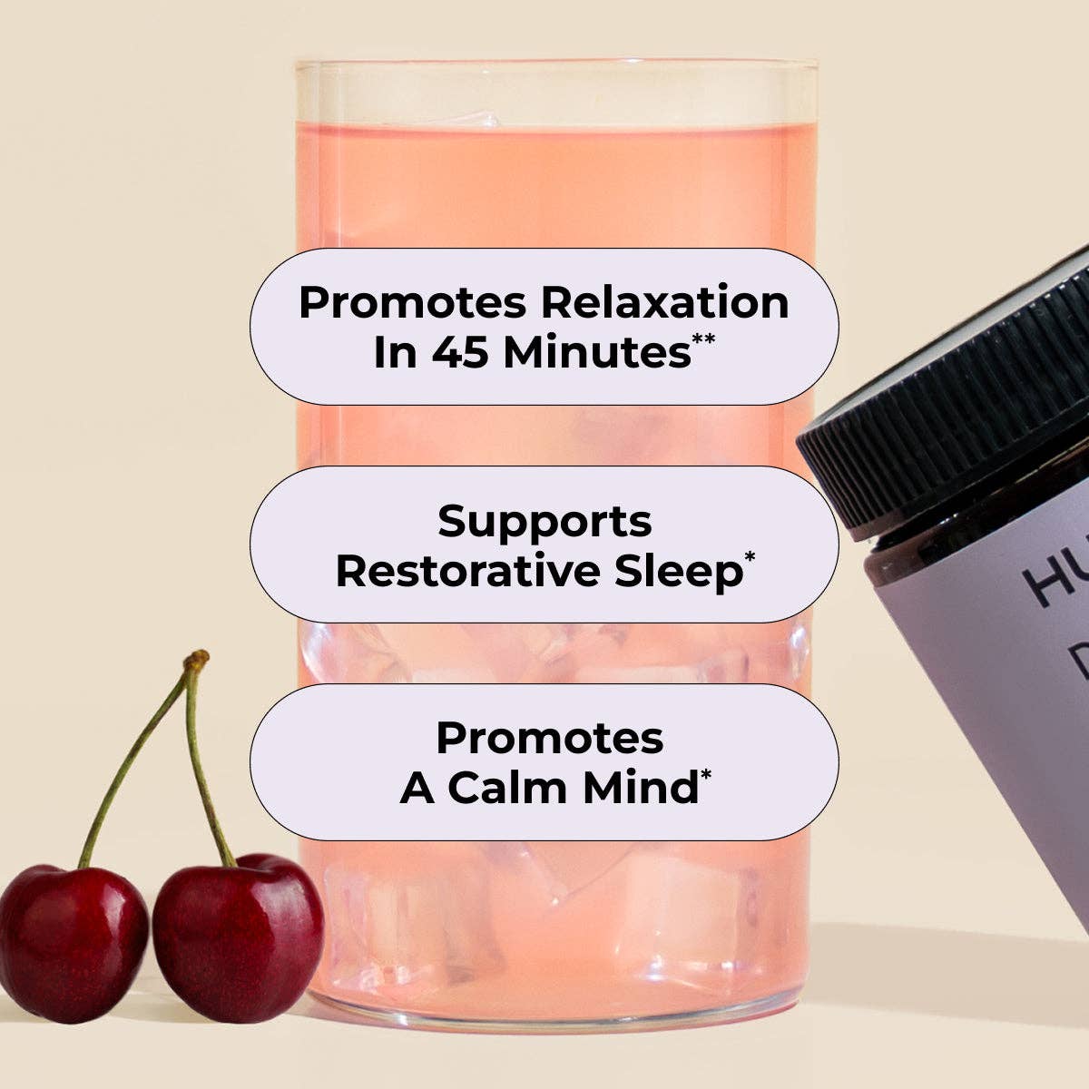 Hum Nutrition - DREAM TEAM MAGNESIUM - TART CHERRY - Little Boho Valley