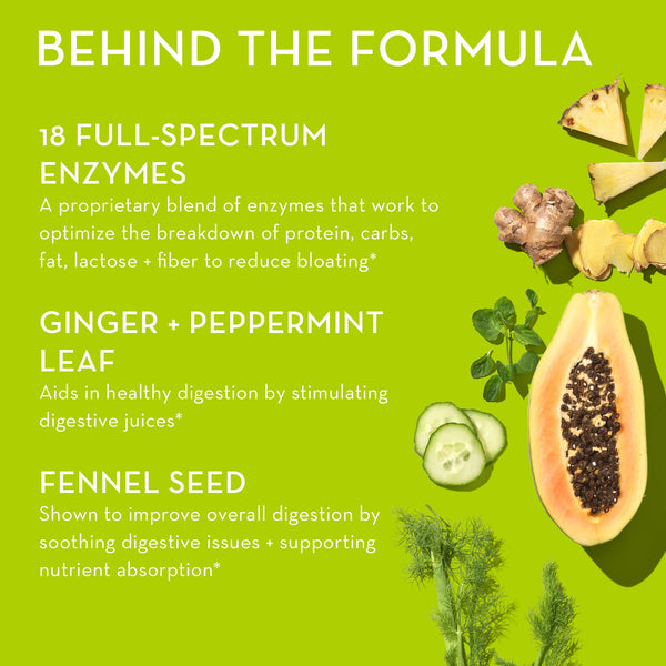 Hum Nutrition - FLATTER ME CAPSULES FOR DIGESTIVE HEALTH & BLOATING RELIEF - Little Boho Valley