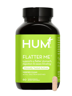 Hum Nutrition - FLATTER ME CAPSULES FOR DIGESTIVE HEALTH & BLOATING RELIEF - Little Boho Valley