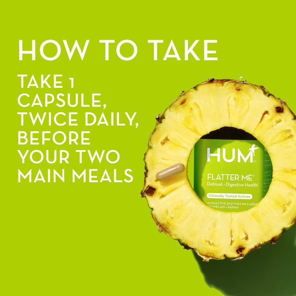 Hum Nutrition - FLATTER ME CAPSULES FOR DIGESTIVE HEALTH & BLOATING RELIEF - Little Boho Valley