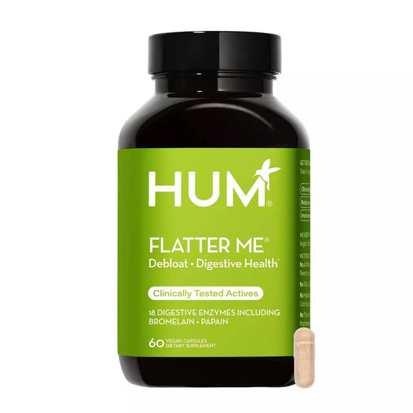 Hum Nutrition - FLATTER ME CAPSULES FOR DIGESTIVE HEALTH & BLOATING RELIEF - Little Boho Valley