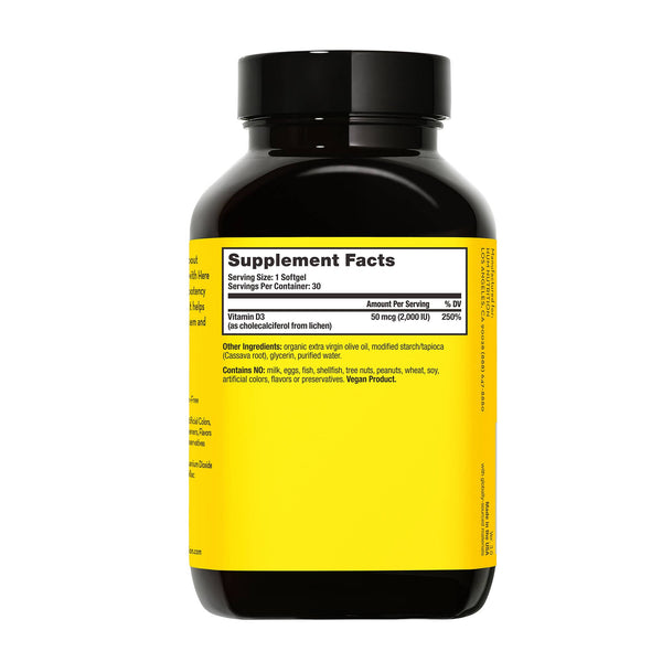 Hum Nutrition - HERE COMES THE SUN VEGAN VITAMIN D3 FOR BOOSTING MOOD - Little Boho Valley