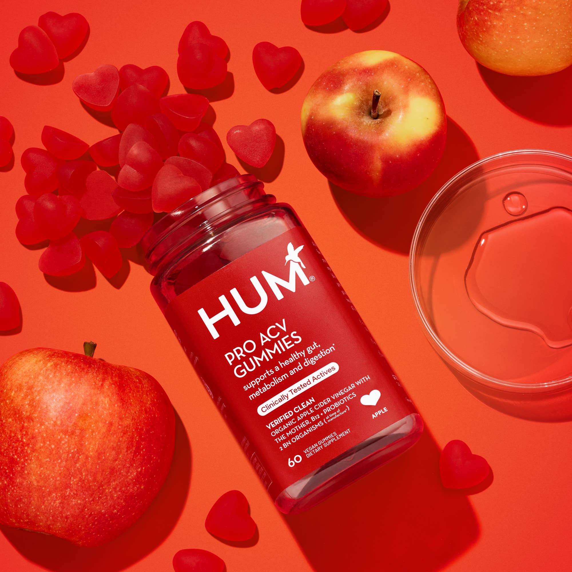 Hum Nutrition - PRO ACV GUMMIES FOR DIGESTIVE HEALTH & SUPPORTS METABOLISM - Little Boho Valley
