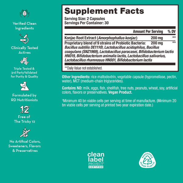 Hum Nutrition - SKIN SQUAD PRE+PROBIOTIC CAPSULES FOR SKIN & GUT HEALTH - Little Boho Valley