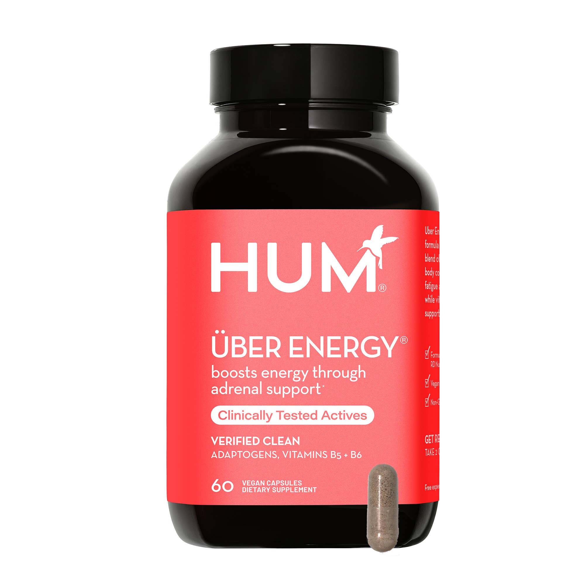 Hum Nutrition - UBER ENERGY CAPSULES FOR COGNITIVE SUPPORT - Little Boho Valley