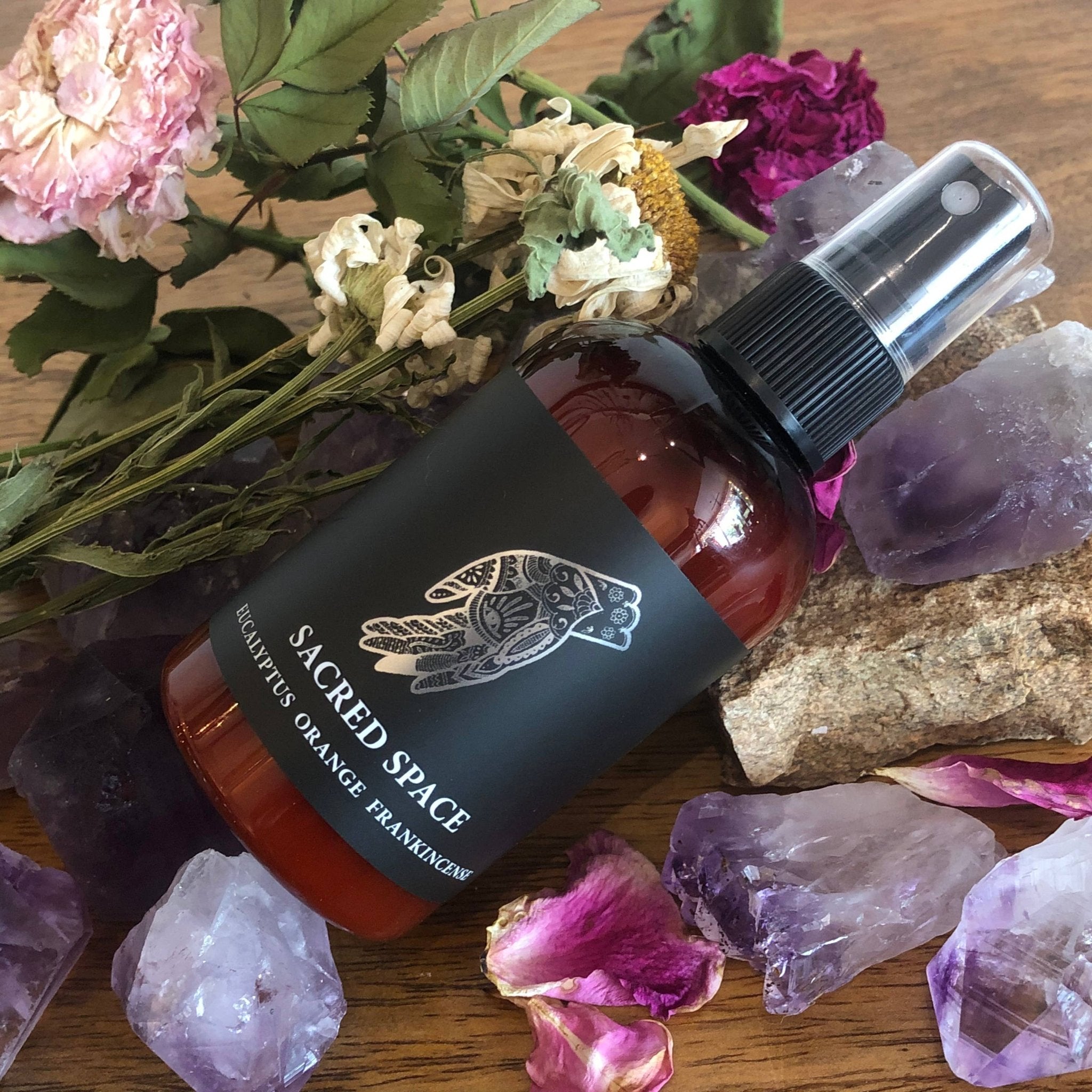 Magic Fairy Candles - 4oz Sacred Space Body and Room Mist - Little Boho Valley