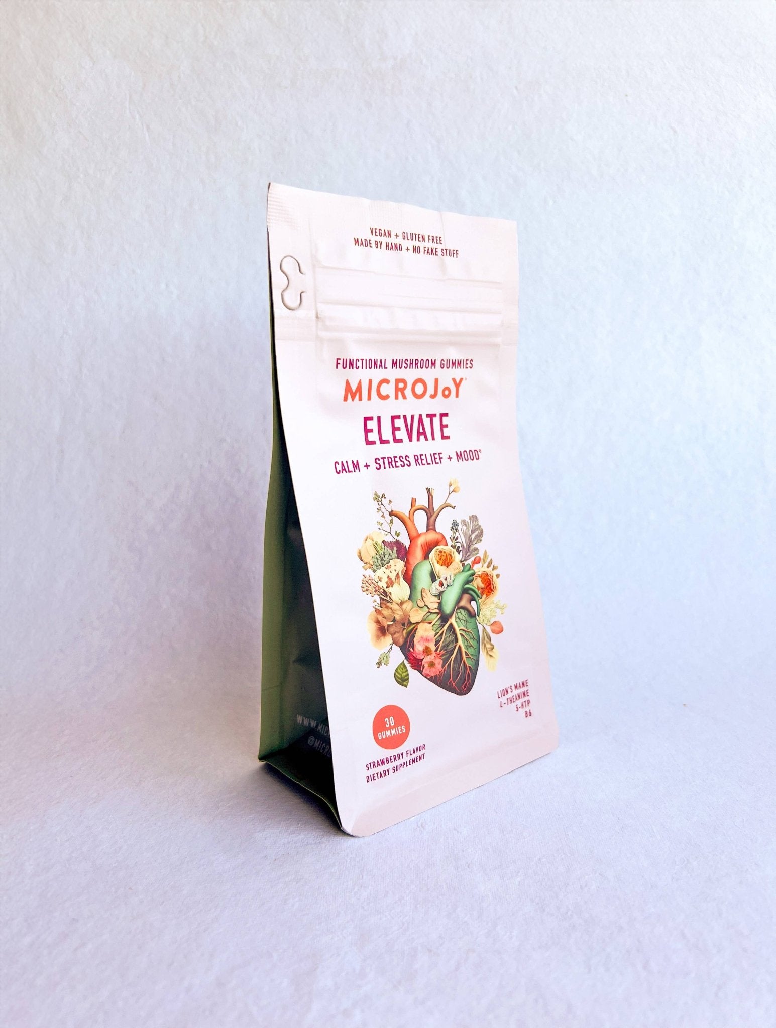 Microjoy - Elevate Mushroom Gummies (30) / Vegan Supplement / Mood - Little Boho Valley