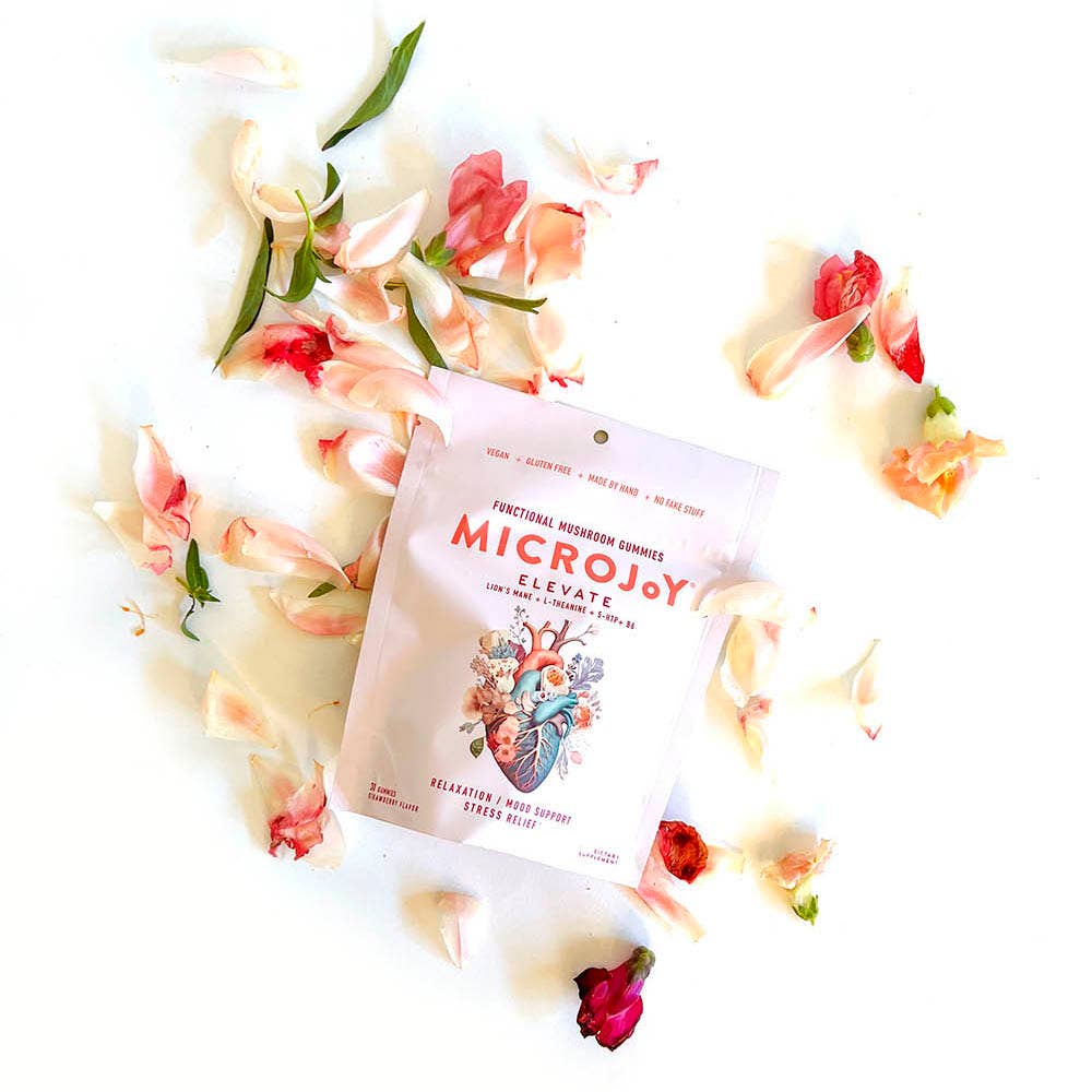 Microjoy - Elevate Mushroom Gummies (5) / Vegan Supplement / Mood - Little Boho Valley
