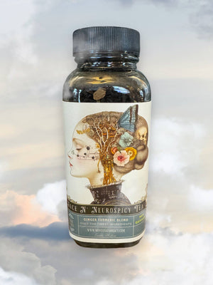 Montana Farmacy - Neurodivergent Nice N' Neurospicy Tea Vintage Science Glass - Little Boho Valley