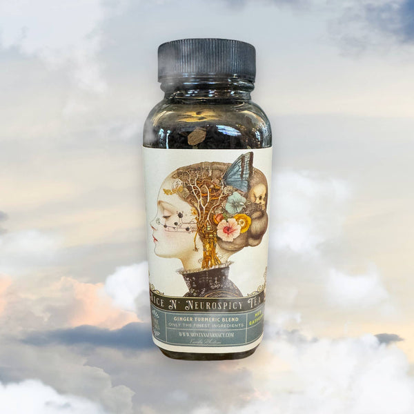 Montana Farmacy - Neurodivergent Nice N' Neurospicy Tea Vintage Science Glass - Little Boho Valley