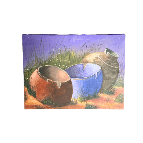 Oil painting - Broken Pots - Little Boho Valley