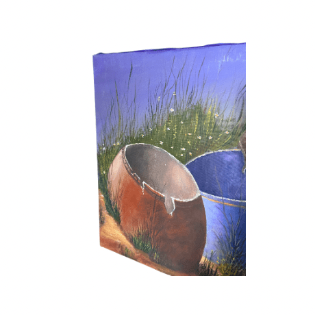 Oil painting - Broken Pots - Little Boho Valley
