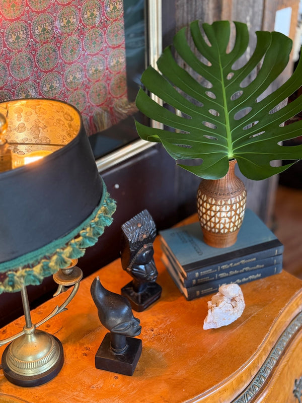 Pair of Vintage African Wood Carved Statues - Little Boho Valley