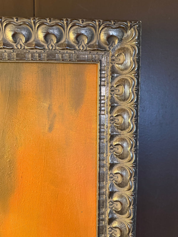 Portrait of a Woman in a Large Hat Oil Painting - Little Boho Valley