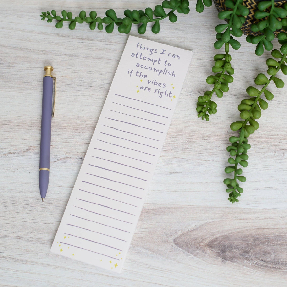 Primitives by Kathy - If The Vibes Are Right List Pad - Little Boho Valley