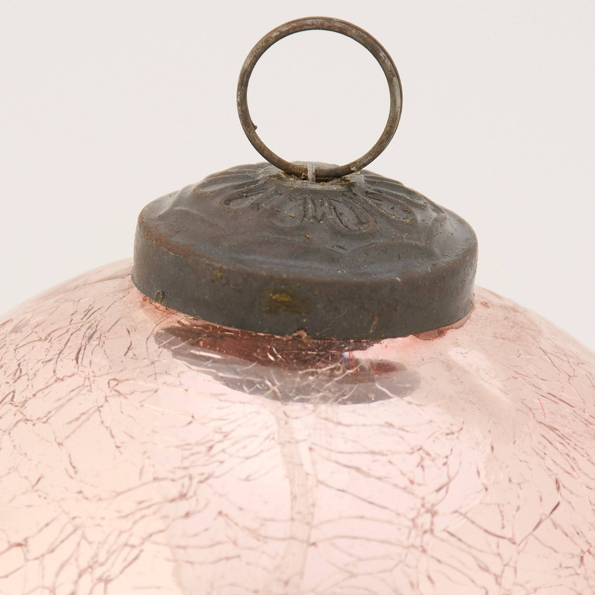 Primitives by Kathy - Pink Ball Glass Ornament Lg - Little Boho Valley
