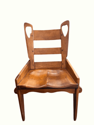 Solid Wood Heart Chair - Little Boho Valley