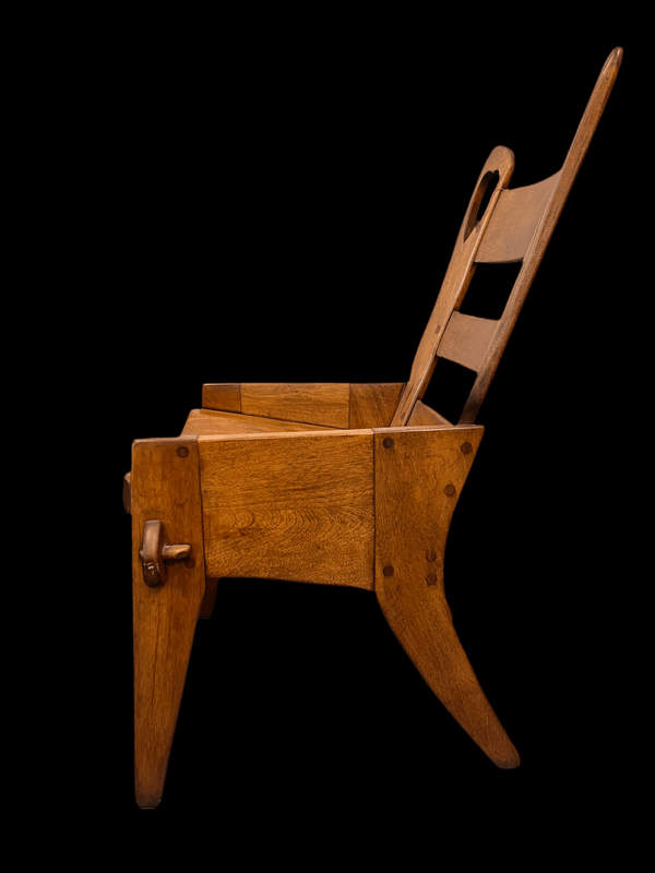 Solid Wood Heart Chair - Little Boho Valley