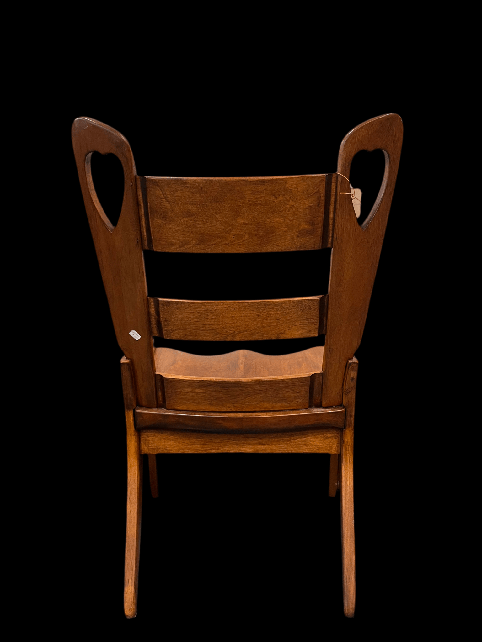 Solid Wood Heart Chair - Little Boho Valley