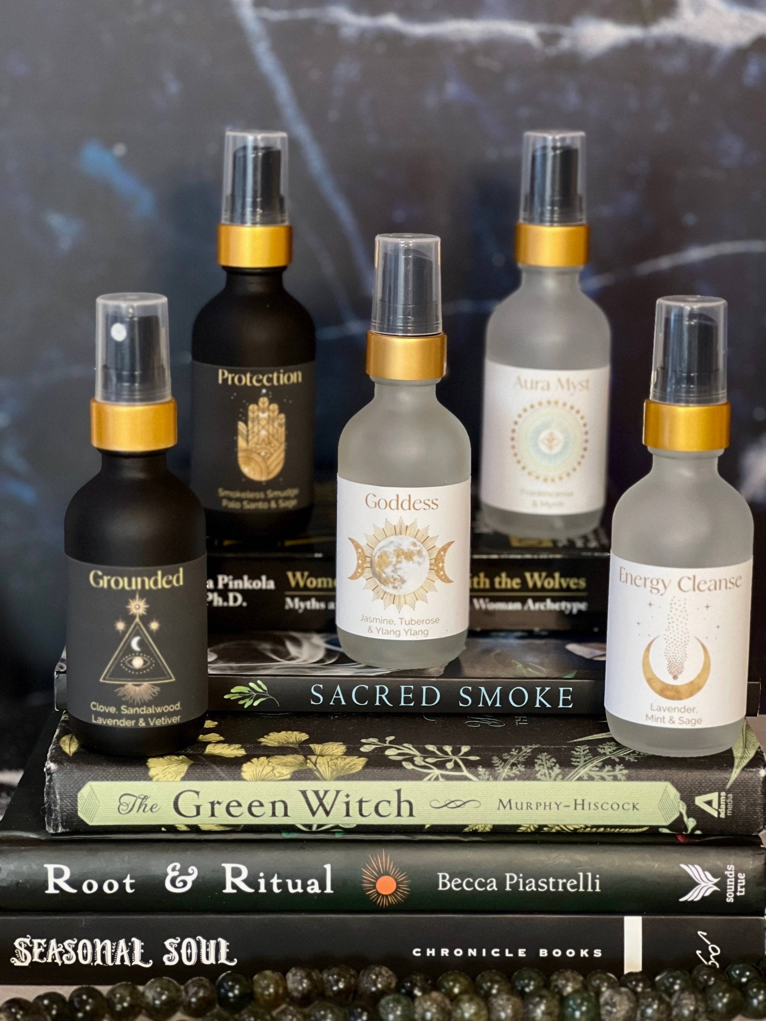 The Sacred Wild Candle Co - Grounded Aromatherapy Body & Room Myst - Little Boho Valley