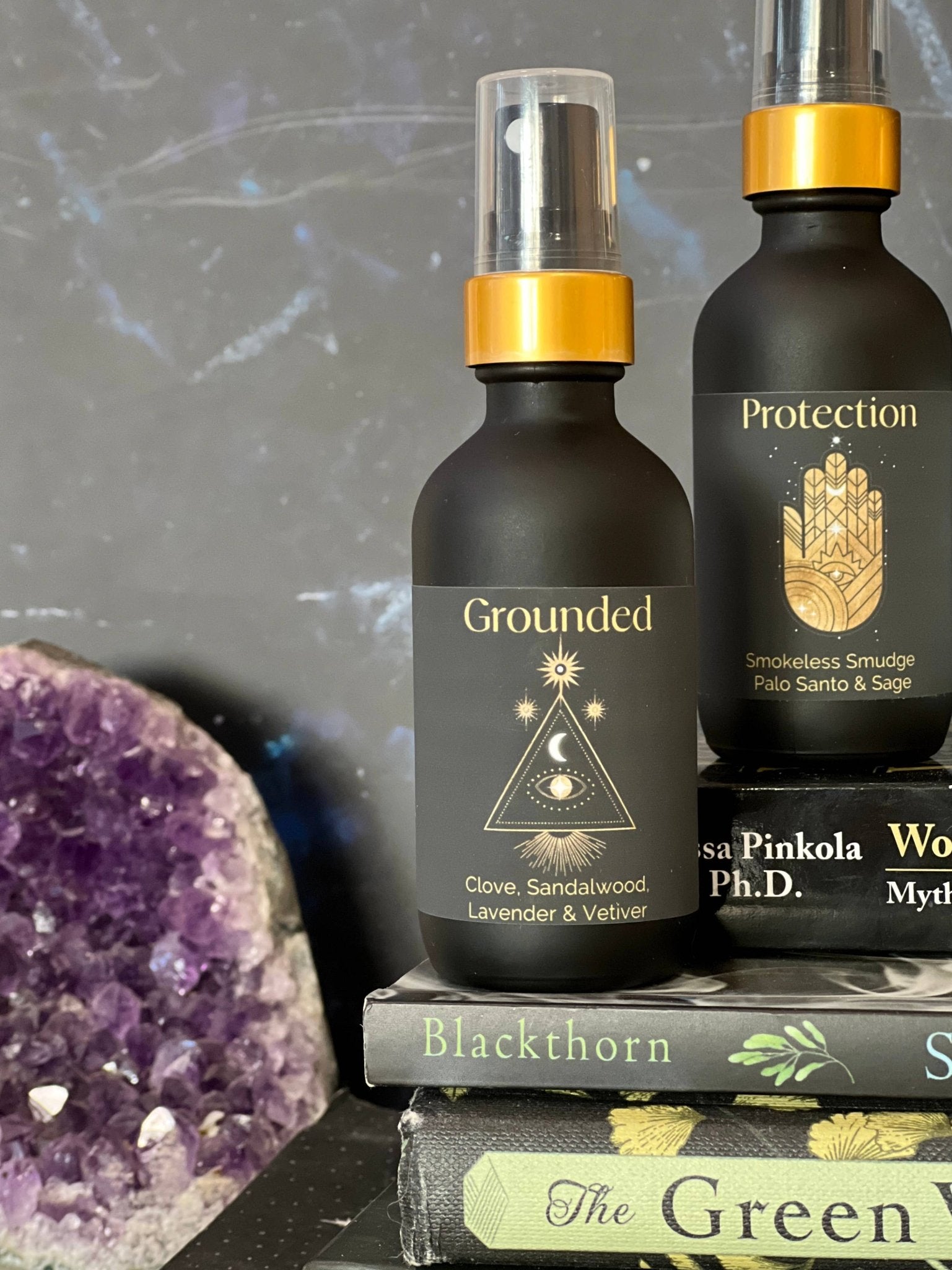 The Sacred Wild Candle Co - Protection Aromatherapy Body & Room Myst - Little Boho Valley