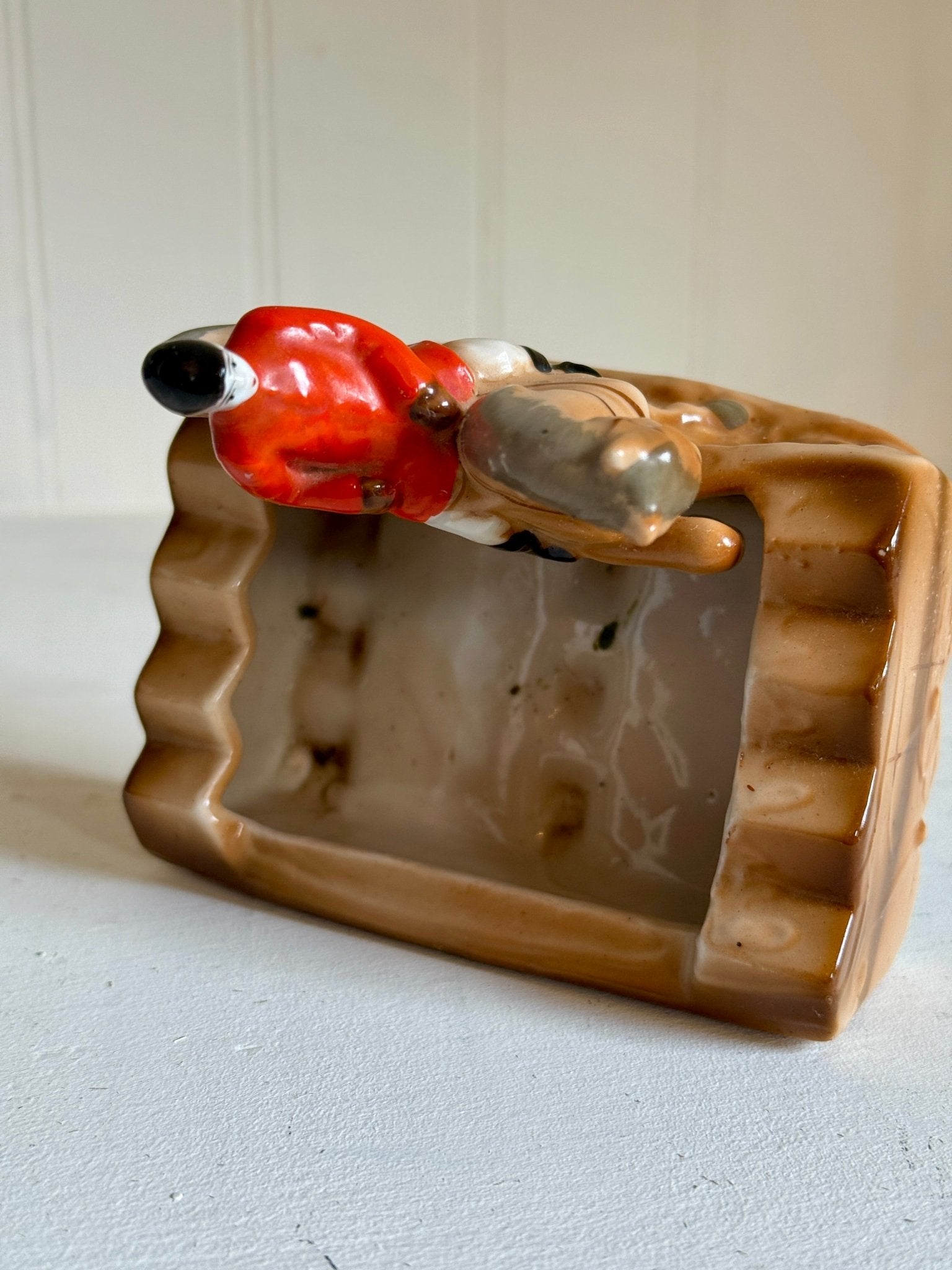 Vintage Ashtray - Horse and Jockey - Little Boho Valley