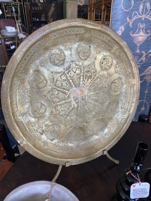 Vintage Brass Etched Stag Tray - Little Boho Valley