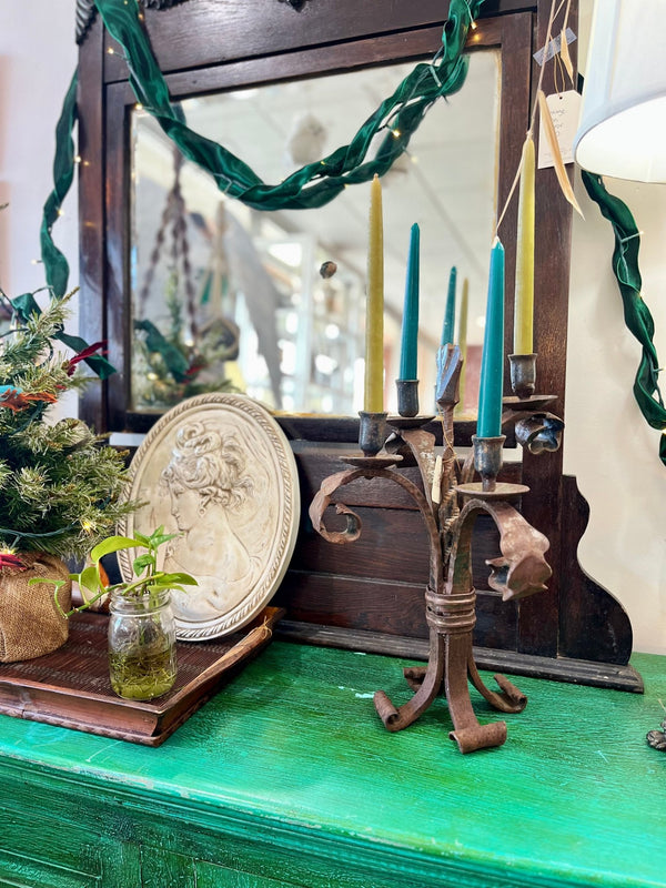 Vintage Cast Iron Candelabra - Little Boho Valley