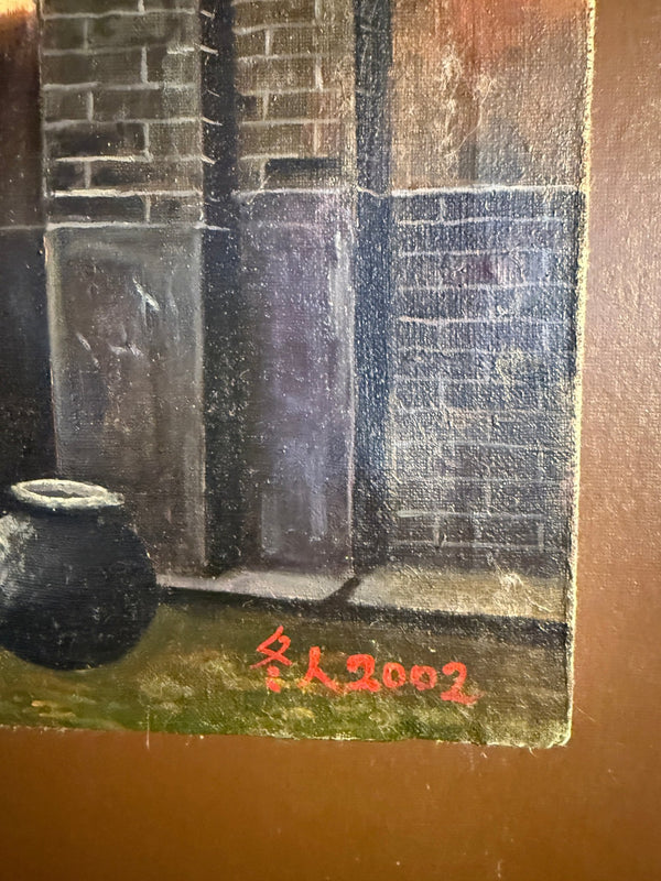 Vintage Chinese Oil Paintings - Little Boho Valley